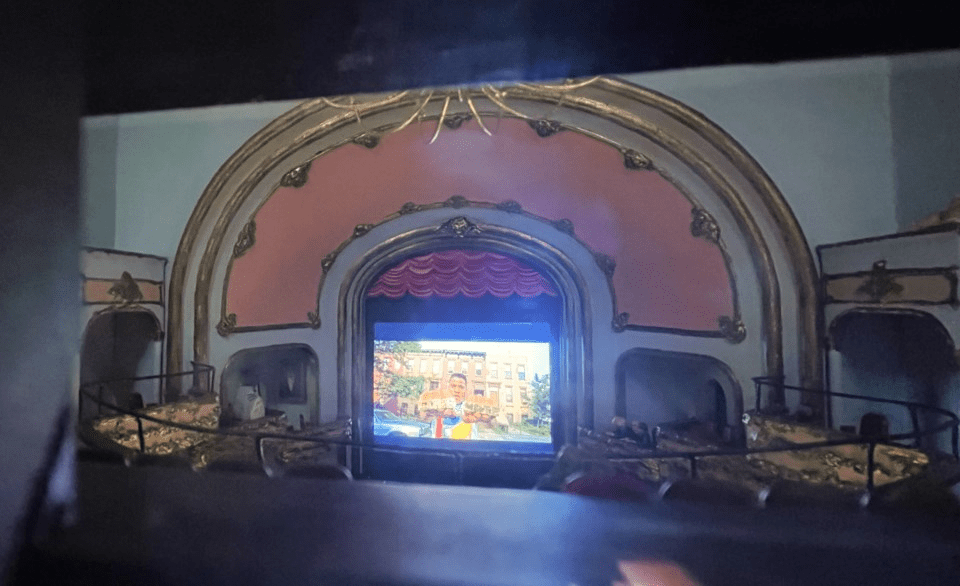 A vintage photo of a television studio at CBC Vancouver.